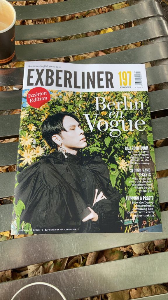 “The Wardrobe Whisperer” my business featured in the october 2020 Exberliner