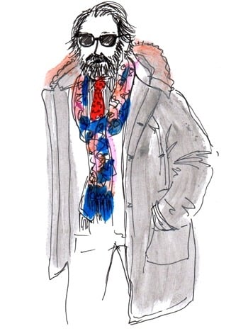 Man with scarf 1